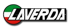 LAVERDA MOTORCYCLES MACHINE CUT / SHAPED METAL SIGN.CLASSIC ITALIAN MOTORCYCLE. - Picture 1 of 1
