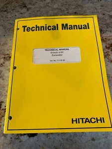Hitachi EX400-3/3C Bagger Technical Shop Service Manual - Bild 1 von 9