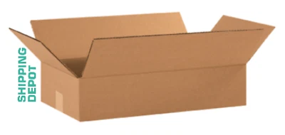 50 ~18x10x4 Cardboard Paper Box Mailing Packing Shipping Boxes Corrugated Carton - Image 1 of 3