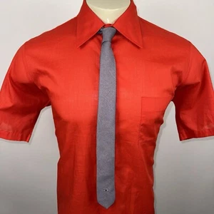 1980s 1990s Tie Necktie Sergio Valente Men Skinny Narrow New Wave Miami Vice Vtg - Picture 1 of 11