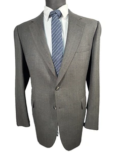 CRICKETEER Mens Brown GLEN CHECK Classic Fit Sport Coat Blazer Jacket 41R - Picture 1 of 8