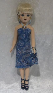 Made to fit COQUETTE #11 Handmade Clothes, Dress, Purse & Earrings Set - Picture 1 of 3