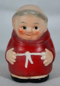 RARE VINTAGE GOEBEL GERMAN CARDINAL TUCK RED MONK CERAMIC MATCHBOX HOLDER #RX111 - Picture 1 of 5
