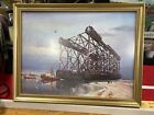 Terence Cuneo - 1979 Murchison Jacket Float Out SIGNED ROLLED Print 78cm x 60cm