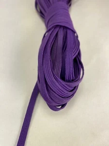 100 Fuß 3/16 Zoll Breite LILA Geflochtene Nylon Leichte Flachschnur; Sport, Schuhe, - Bild 1 von 4