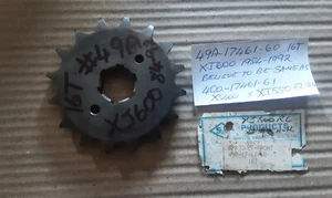 49A-17461-60 new 16 tooth front sprocket for YAMAHA XJ550/XJ600, # 530 pitch. - Picture 1 of 3