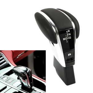 Black Leather Gear Shift Lever Kit For Porsche Panamera 971 - Picture 1 of 8