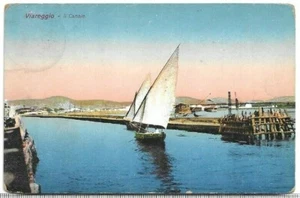 AK VON LUCCA, VIAREGGIO - DER KANAL gereist 1917 - Bild 1 von 2