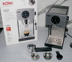 Solac CE4553 Espresso Cappuccino Pad Kaffee Maschine 20Bar 1050W 1,5L Digital BK - Bild 1 von 12