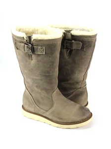 Marc Gr.38 Damen Stiefel Stiefeletten Boots Leder Taupe TOP G 221 - Bild 1 von 5