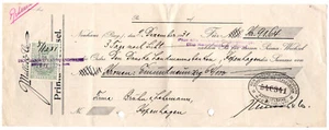 Storico Wechselschein Prima-Wechsel - Müller & Co.Neuhaus - Danimarca 1931 - Imagen 1 de 1
