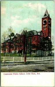 Cartolina 1909 Stati Uniti Centennial pub. school Little Rock Ark. viaggiata - Foto 1 di 2