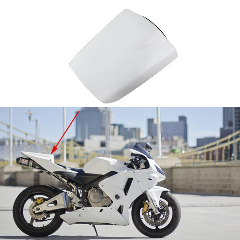 Cubierta de asiento trasero carenado ABS blanco para Honda CBR600RR 2003 2004 2005 2006 Foto 1 de 4