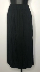 NWT Akris Punto Bergdorf Goodman Black Jersey Elastic Banded Skirt Size 8 - Picture 1 of 6