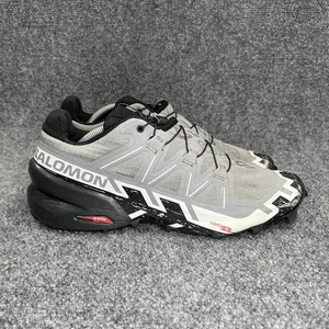 Salomon Speedcross 6 Trail Running Shoes Men's Size 10 Black Athletic Sneakers - Picture 1 of 12