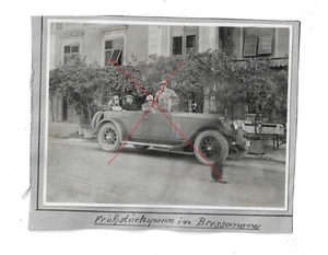 Nr.55600 Foto auf Karton  Bressonone Oldimer Auto Südtirol Italien 1929 - Foto 1 di 2