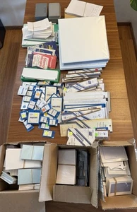 Giant Stamp Supply Lot! Mounts,Hinges,Glassines & Stock Cards! - Picture 1 of 20