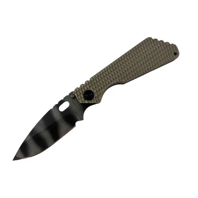 Cuchillos M. Strider Carpeta SMF CTS-XHP Tiger Stripe Blade Gunner Grip Cuchillo Foto 1 de 4