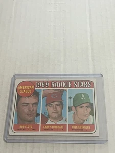 1969 Topps Baseball Rollie Fingers, Bobby Floyd, Larry Burchart 597 Rookie Stars - Picture 1 of 2