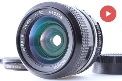 【CASI COMO NUEVO-】Nikon Ai-convertido Nikkor 24mm f/2.8 gran angular MF lente... - Imagen 1 de 4