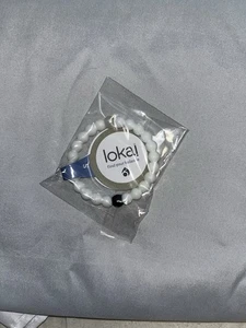 LOKAI BRACELET WHITE SMALL MATERIAL FROM MT. EVEREST AND THE DEAD SEA - Picture 1 of 3