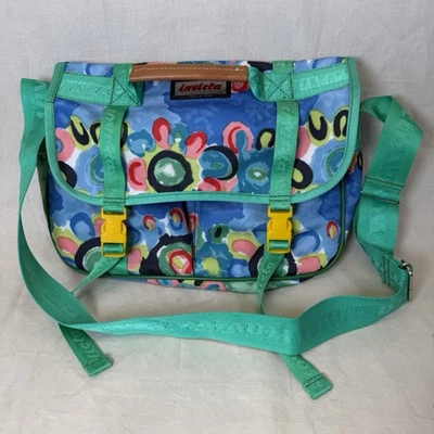 INVICTA Floral Messenger Bag Lightweight Shoulder Strap Made in Italy - Image 1 of 4