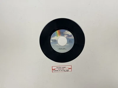 Jukebox 45 & Title Strip Elton John Healing Hands Cleaned Tested - Image 1 of 2