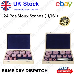 Asiento de válvula Sioux rosa muela piedra sostener todo el juego disponible + 11/16" NUEVO - Imagen 1 de 29