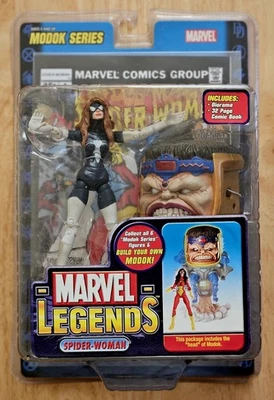 ToyBiz Marvel Legends Modok BAF SPIDER WOMAN Black Variant 6" Action Figure 2006 - Image 1 of 4