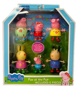 PEPPA PIG Fun at the Fair 6- Pcs Set Exclusive Edition Gazelle Rabbit George New - Picture 1 of 2