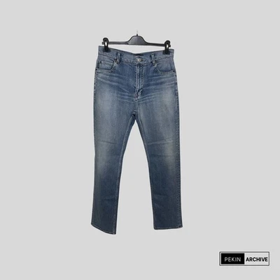 Balenciaga Light Blue Slim Fit Distressed Denim Jeans W32 L42 - Image 1 of 4