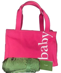 Kate Spade Pink Baby Tote Diaper Bag with Changing Mat - Picture 1 of 8