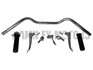 7/8" Handlebar Grip Lever Assembly Fits Royal Enfield And BSA Triumph Early - Picture 1 of 12