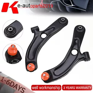LH+RH FRONT LOWER CONTROL ARMS & BALL REPLACEMENT FOR SUZUKI SWIFT 2005-2010 - Picture 1 of 10