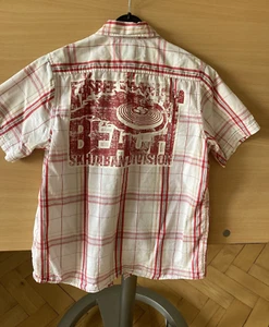 ZARA Kids Hemd Kurzarm Weiß Rot kariert Größe 134 - 140 - Bild 1 von 3