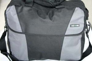 Neu ohne Etikett schwarz und grau Reise Computer Messenger Bag  - Bild 1 von 9