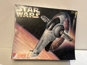 1997 AMT STAR WARS BOBA FETT SLAVE 1 #8768 NOS SEALED - Picture 1 of 4