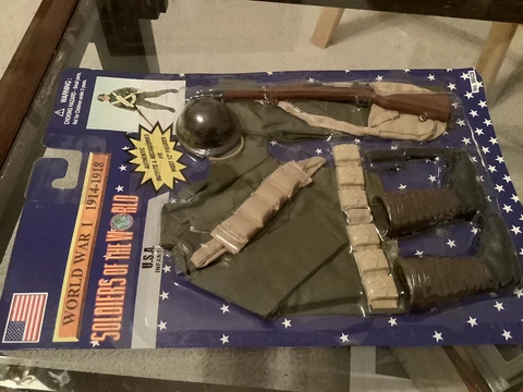 Soldiers Of The World WWl 1914-1918 USA Infantry Gear Clothes 1:6 GI JOE New Cover