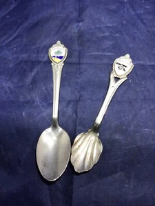 2 Vintage Souvenir Small Spoons Charleston SC Myrtle Beach SC 4” - Picture 1 of 1