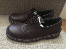 Harrison School Brown Lace Up Shoes Size 4E +Indy NWOT