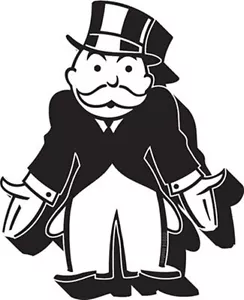 Monopoly Banker grueso imán de nevera grueso grueso (nm) LIQUIDACIÓN - Imagen 1 de 1