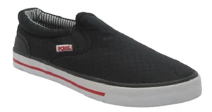 womens Black flats Pony Plimsolls sneakers trainers size uk 5 eu 37.5 US 7 - Picture 1 of 2