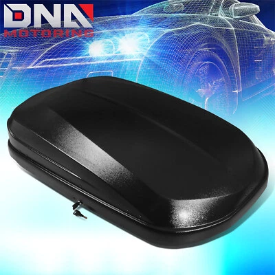 Heavy Duty ABS Vehicle Roof Top Hard Storage Box Cargo Luggage Carrier w/Lock - Imagem 1 de 4