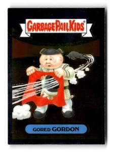 Cubo de basura cromado Topps Serie 4 2021 niños #166a Gored Gordon - Imagen 1 de 4