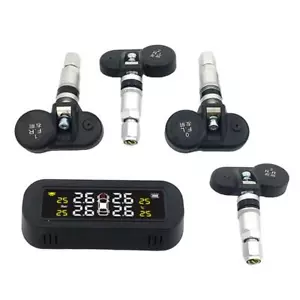 Solar TPMS Auto Reifen Druck Überwachung System Interne Sensoren Anzeige Test - Bild 1 von 7