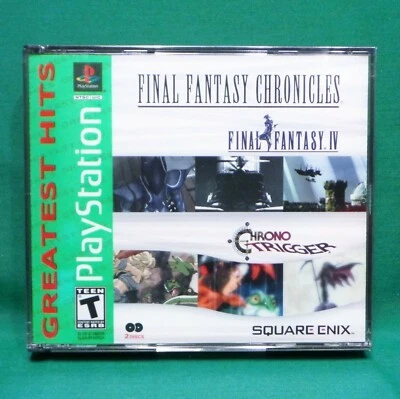 Final Fantasy Chronicles Final Fantasy IV 4 & Chrono Trigger (PlayStation 1 PS1) - Image 1 of 3