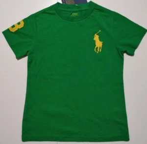 GENUINE Polo Ralph Lauren, GREEN , T Shirt for Boys size  - Picture 1 of 8