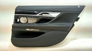 BMW OEM Door lining leather "Dakota" rear right schwarz 7448350 G12 GJ36220 - Picture 1 of 11