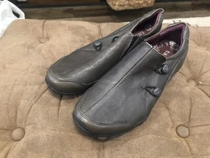 Taos Damengröße 7,5 M braune Lederzugabe Slipper Halbschuhe Stretchschuhe - Bild 1 von 11