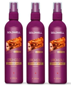 Goldwell Sprühgold Pumpspray Non Aerosol Starker Halt 3 x 200 ml = 600ml - Bild 1 von 1